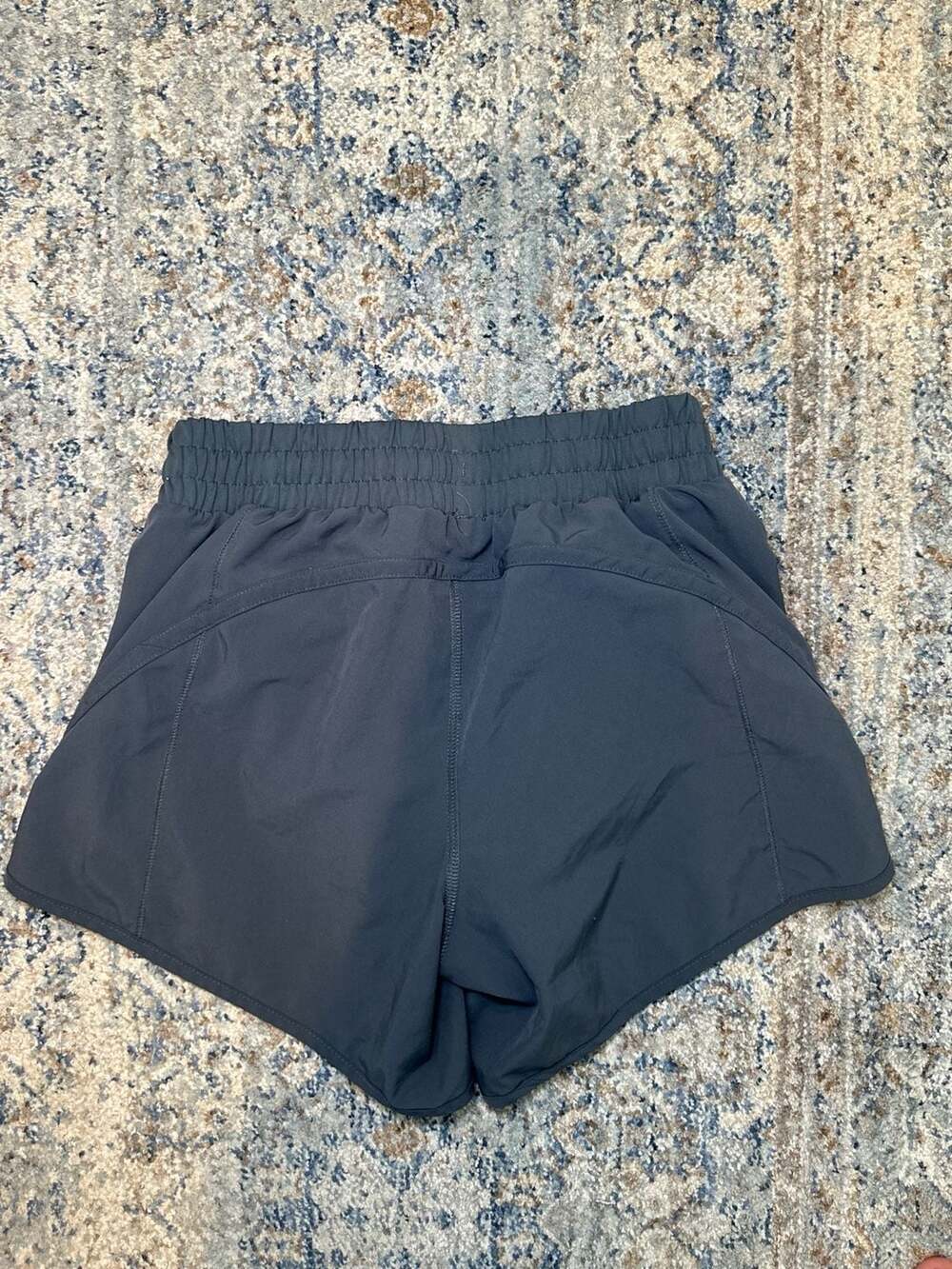 Target JoyLab Women's High-Rise Zipped Pocket Athletic Shorts Charcoal Grey Size - Picture 3 of 4